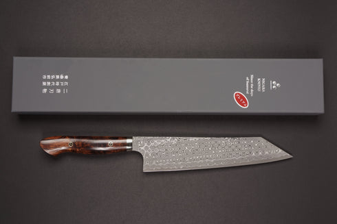 NIGARA SG2 RAINDROP ANMON KUROSOME KIRITSUKE GYUTO 240 SPECIAL WESTERN PREMIUM IRONWOOD HANDLE