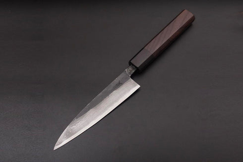 KOYANAGI BLUE STEEL NO. 2 KUROUCHI DAMASCUS 135 ROSEWOOD HANDLE