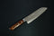 KUNIO MASUTANI VG1 SANTOKU 170 HAMMERED FINISH MAHOGANY HANDLE