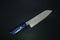 KUNIO MASUTANI VG1 SANTOKU 170 SATIN FINISH BLUE MAHOGANY