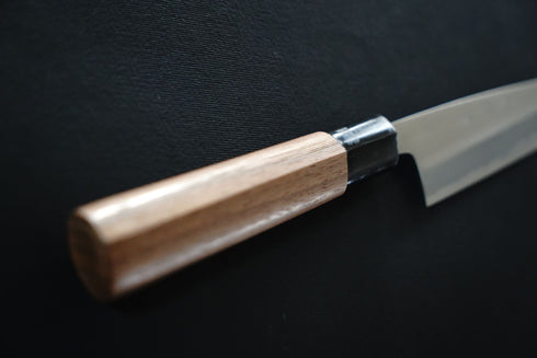 SASAOKA HASAMI PETTY KNIFE 150 AOGAMI NO. 2 / WALNUT