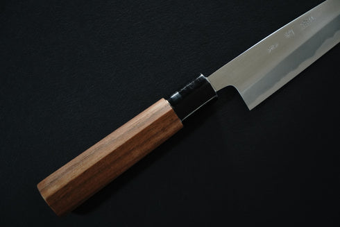 SASAOKA HASAMI PETTY KNIFE 150 AOGAMI NO. 2 / WALNUT
