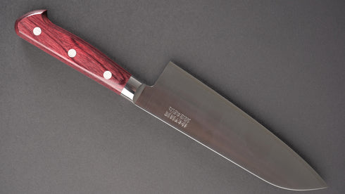 TAKAMURA SG2 HIGH SPEED SANTOKU 170 RED WINE HANDLE
