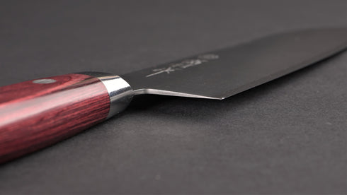 TAKAMURA SG2 HIGH SPEED SANTOKU 170 RED WINE HANDLE