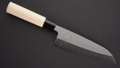UNSHU CHUZEN HAP-40 HIGH SPEED STEEL SANTOKU 165 / KEYAKI DRŠKA