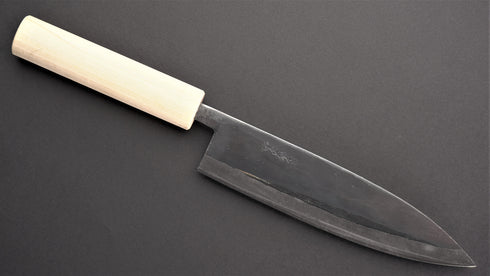 TADAFUSA SEA LINE YELLOW PAPER STEEL SS CLAD KUROUCHI KOIBOCHO 210 / RIBARSKI NOŽ