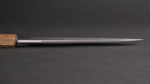 TADAFUSA GETSUMEN BLUE NO.2 SS CLAD NASHIJI HIRAKI GYUTO 165