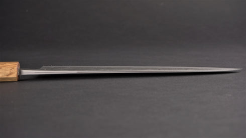 TADAFUSA GETSUMEN BLUE NO.2 SS CLAD NASHIJI GYUTO 240