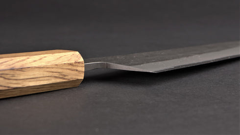 TADAFUSA GETSUMEN BLUE NO.2 SS CLAD NASHIJI GYUTO 240